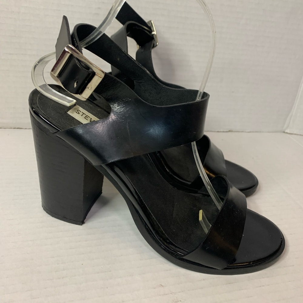 Steve Madden Black High Heel Sandals 9